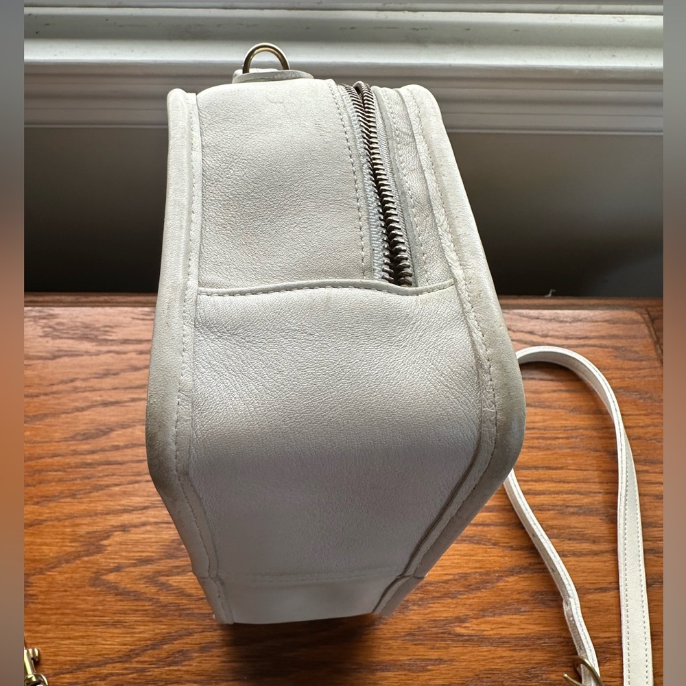 COACH vintage LUNCH BOX ZIP🔥9991🔥HTF White - Picture 6 of 14